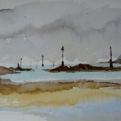 Banc de Harbour, aquarelle