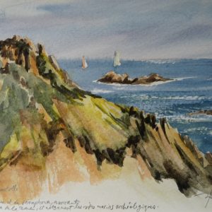 Cap Camarat, aquarelle