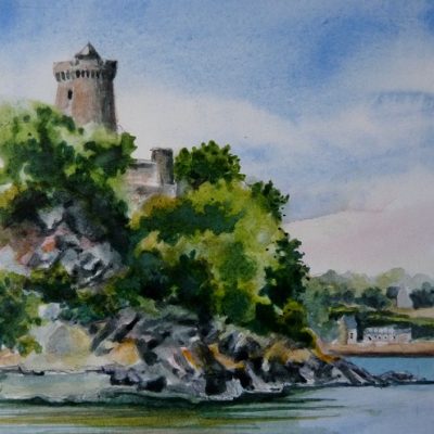 Château du Chêne Vert, aquarelle