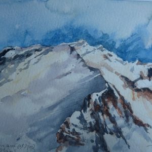 Pointe du Griffon, aquarelle