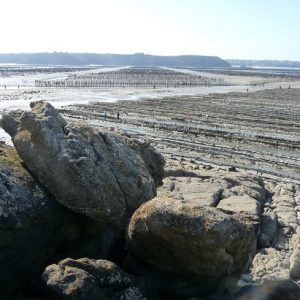 La baie, entre Saint-Jacut et les Hébihens