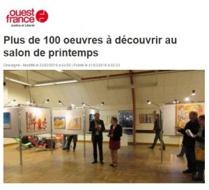 Vernissage du 24e Salon de Printemps de Chavagne