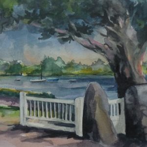Douceur de vivre, aquarelle (40x20 cm).