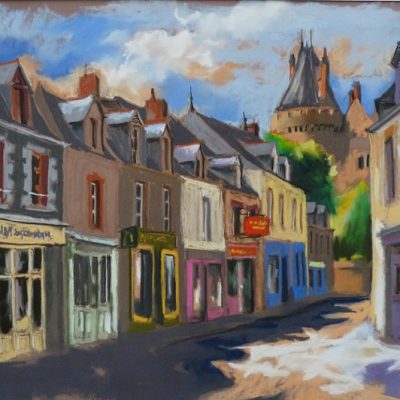 Combourg, pastel sec (premier prix Sérusier)