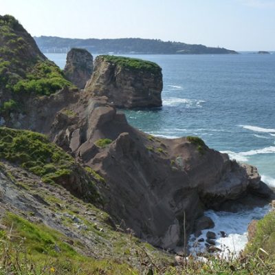 Domaine d'Abbadia, la pointe Sainte Anne et les Jumeaux.